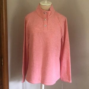 Pink Talbots lightweight pullover